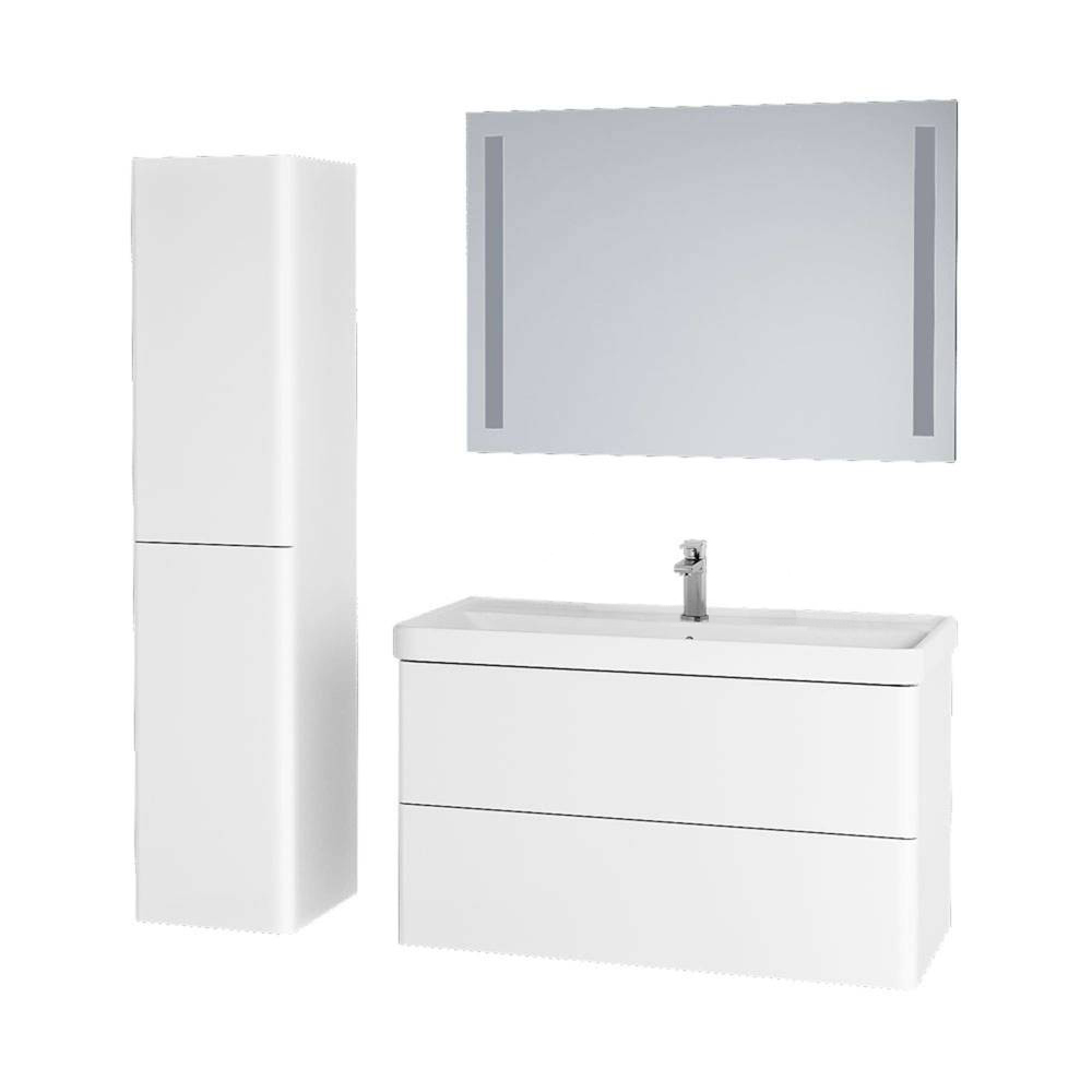 Mereo Siena, koupelnová skříňka 100 cm, bílá lesk (CN412S)