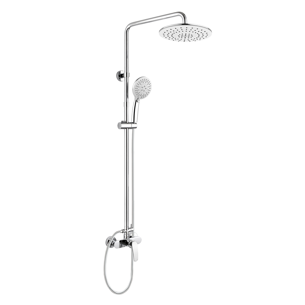 MEREO Eve sprchová baterie s talířovou kulatou sprchou, bílá (CBE60104SHE)