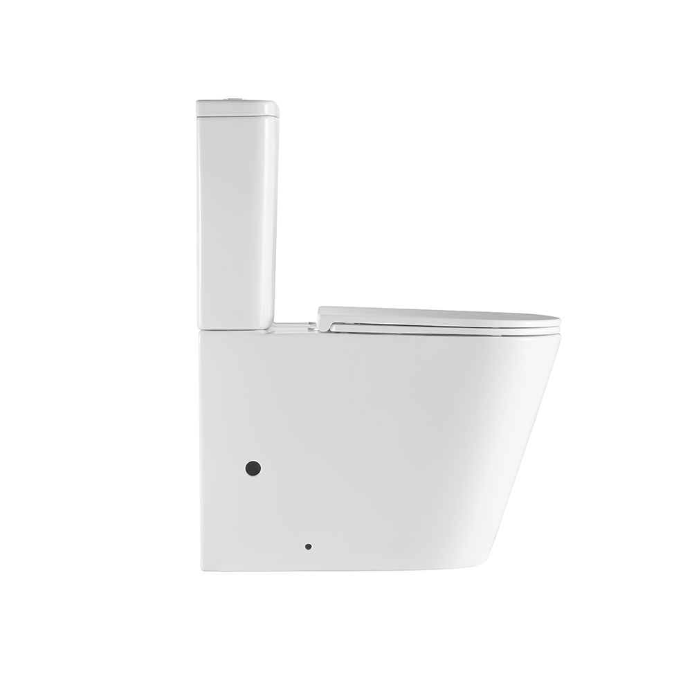 Mereo WC kombi, vyvýšené, vario odpad, kapotované, Smart Flush RIMLESS, keramické vč. sedátka