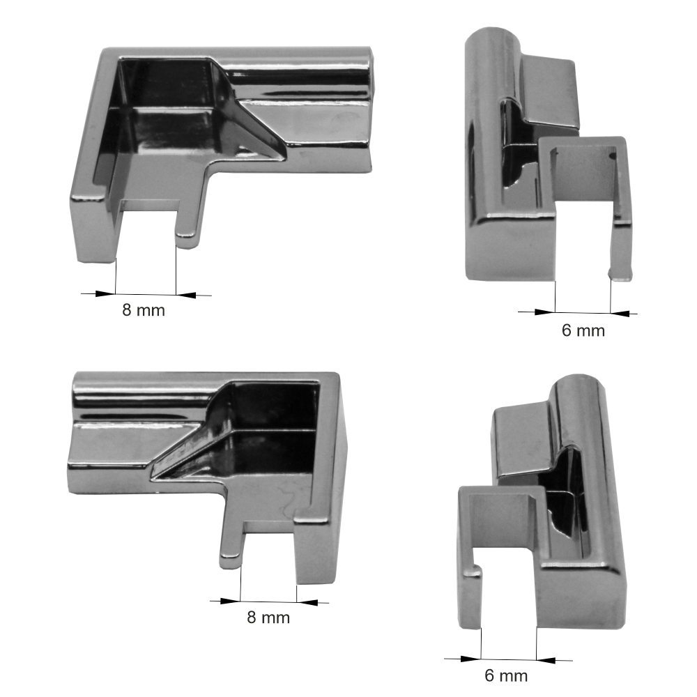 MEREO Spodní ALU prahová lišta pro CK10111Zx - CK10511Zx, vč. 7ks koncovek (CKND261Z)