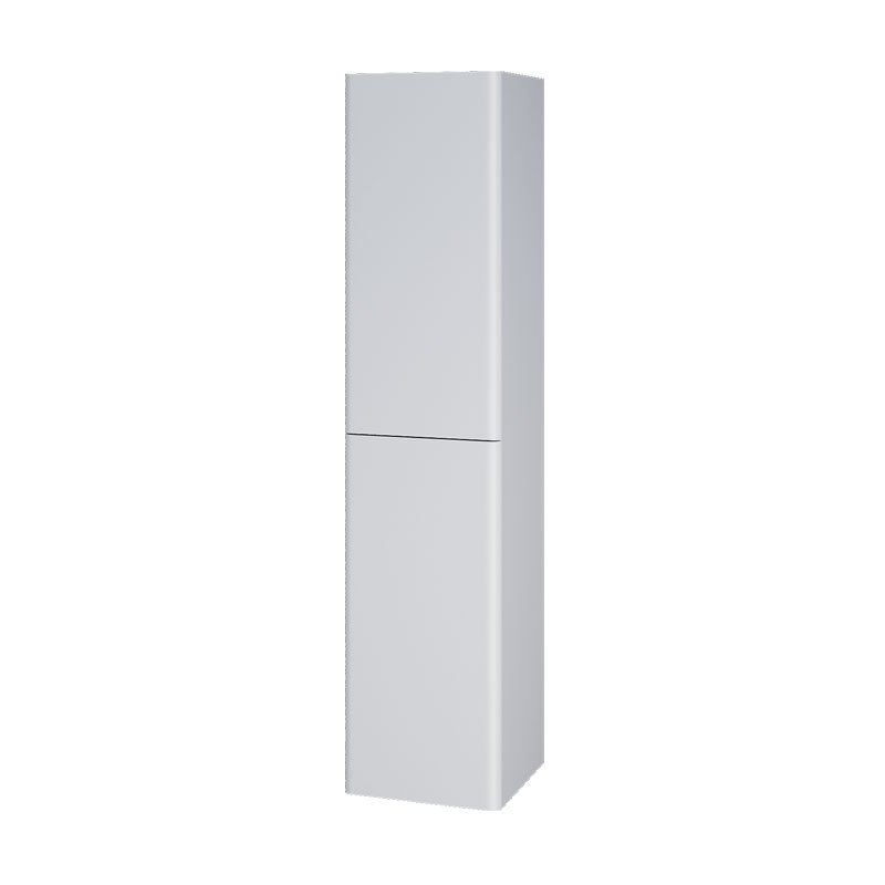 Mereo Siena, koupelnová skříňka 155 cm vysoká, L/P, bílá lesk
