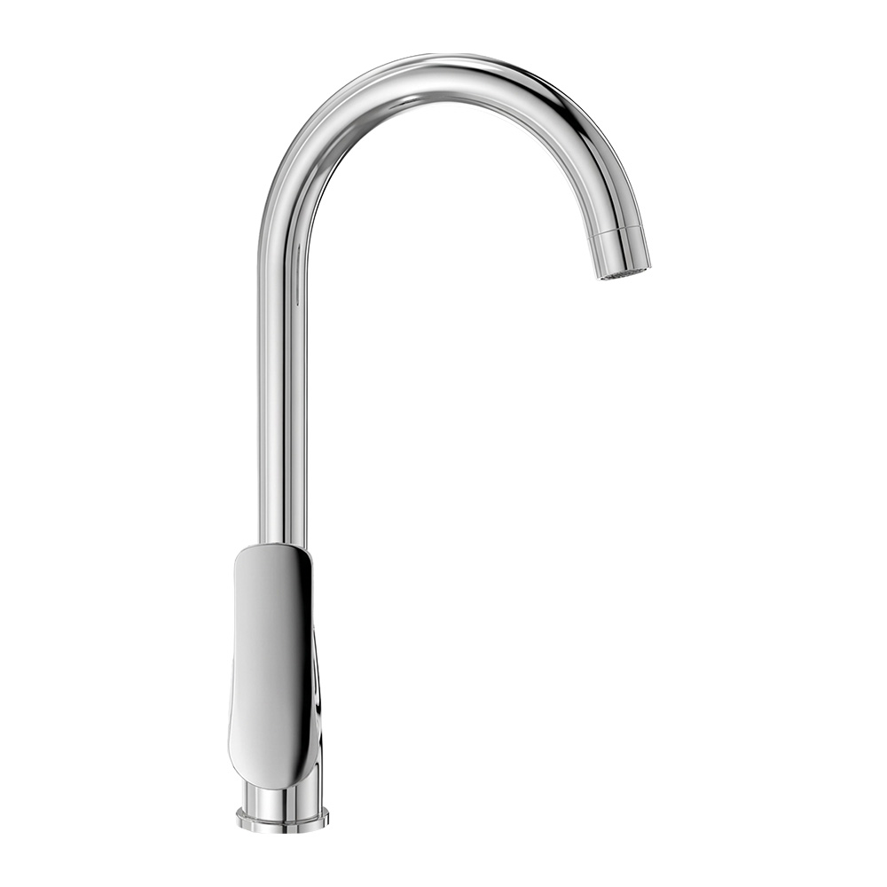 Mereo Dřezová stojánková mimoúrovňová baterie, Pego, s ramínkem nad pákou, výška 346 mm, chrom