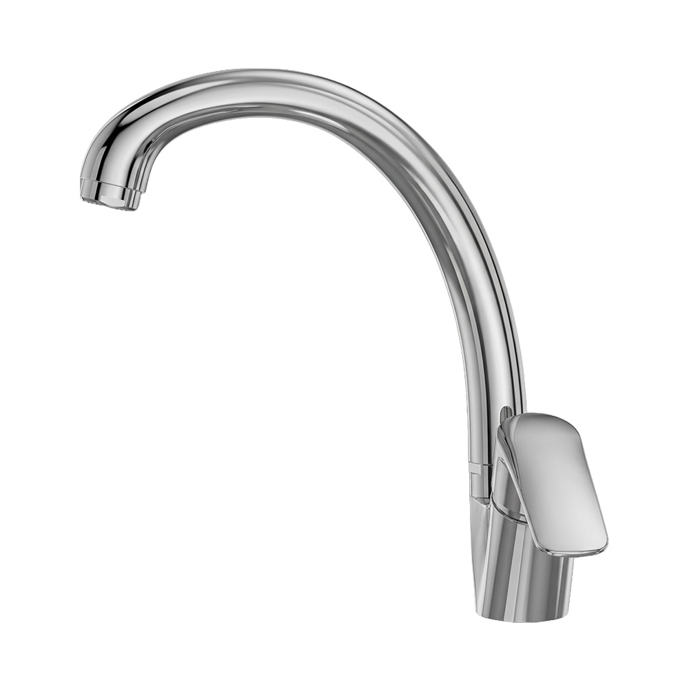 Mereo Dřezová stojánková mimoúrovňová baterie, Pego s ramínkem nad pákou, výška 240 mm, chrom (CB20103P)