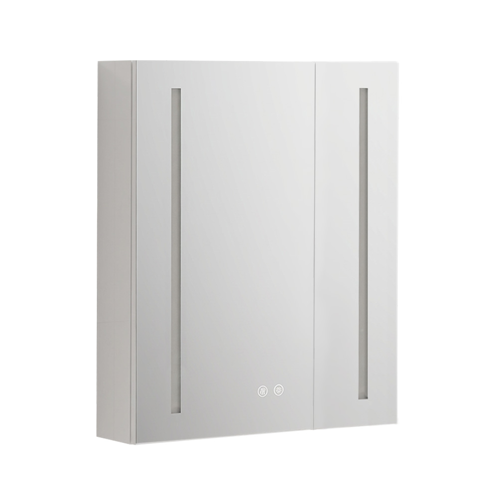 Mereo Koupelnová galerka 60 cm, zrcadlová skříňka, stříbrná (CN190)