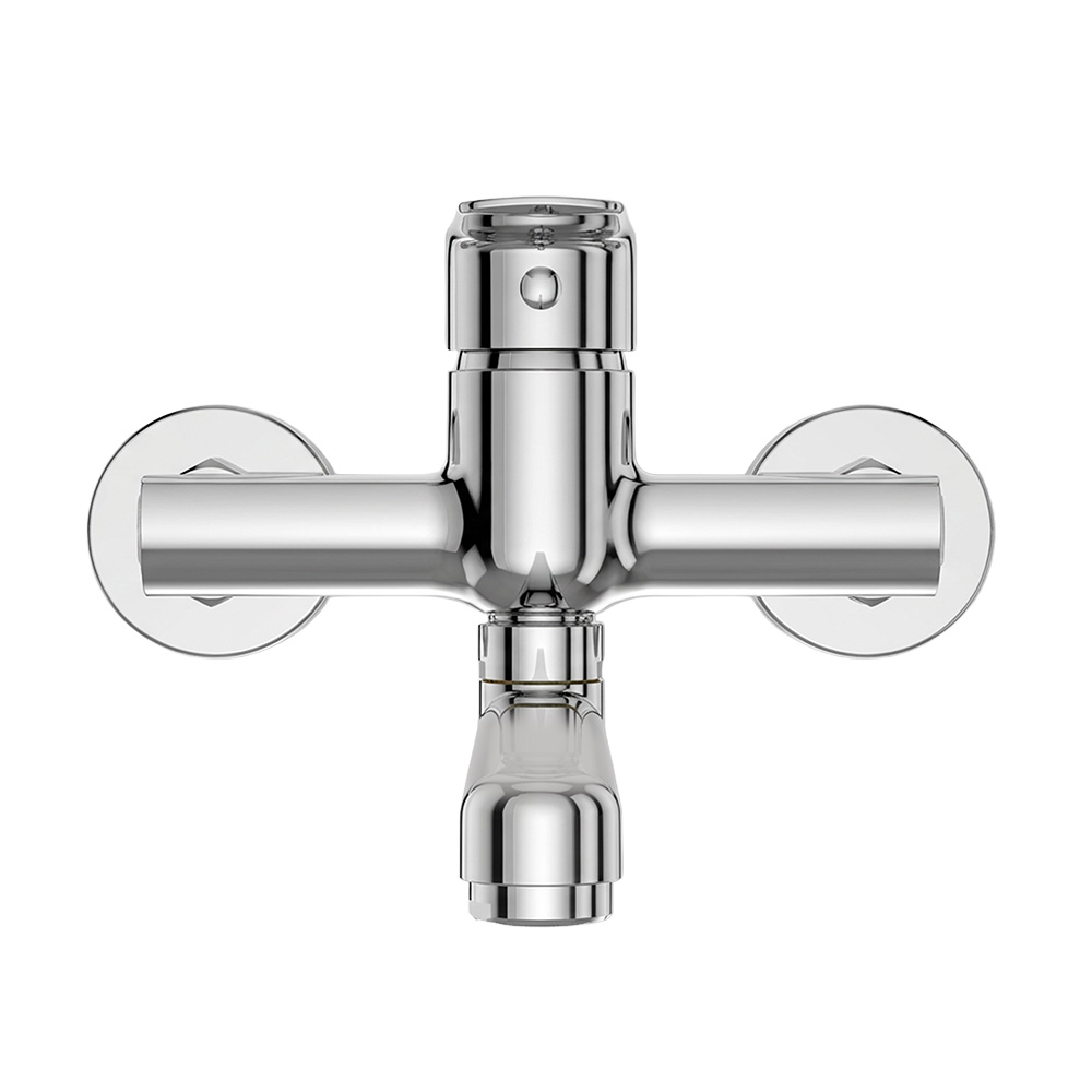 Mereo Dřezová nástěnná baterie, Pego, 150 mm, s ramínkem plochým rovným 160 mm, chrom (CB30202P)