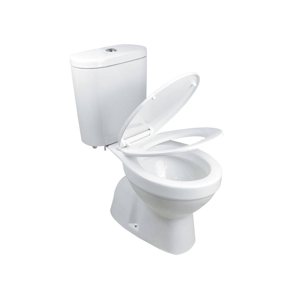 Mereo WC kombi, RIMLESS, zadní odpad s armaturou, 12 ks