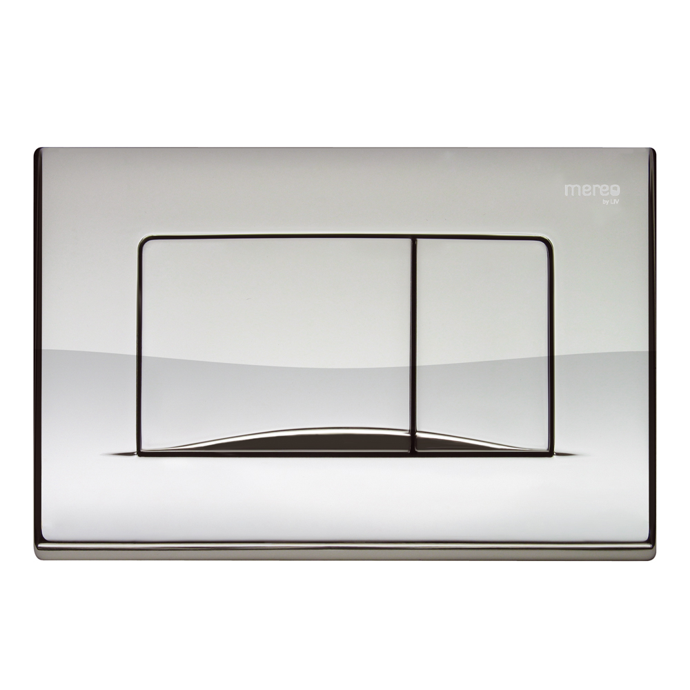 Mereo Quatro ovládací tlačítko, lesklý chrom