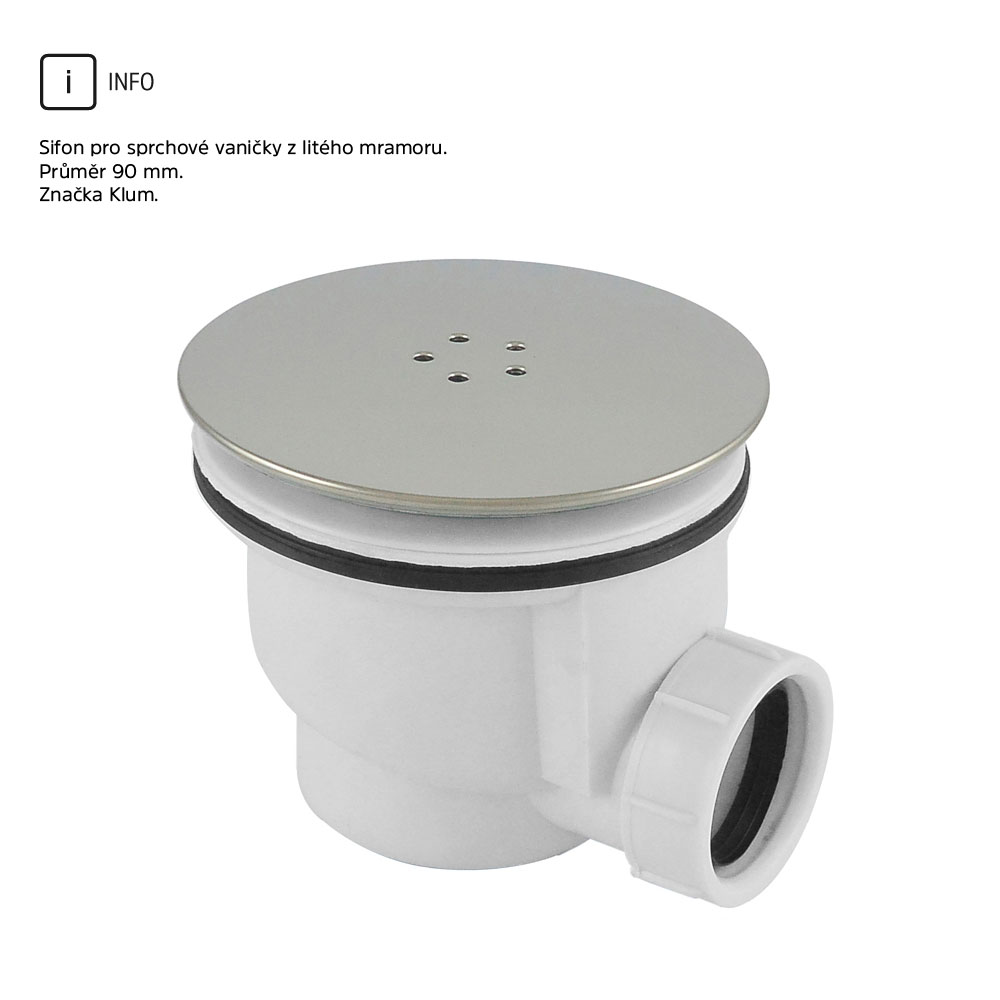 Mereo Obdélníková sprchová vanička, 100x80x3 cm, bez nožiček, litý mramor