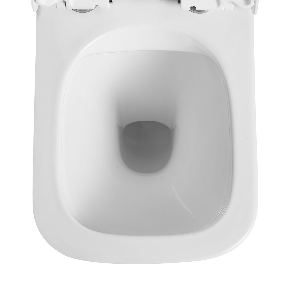 Mereo WC závěsné kapotované, RIMLESS, 490x340x350, keramické, vč. sedátka