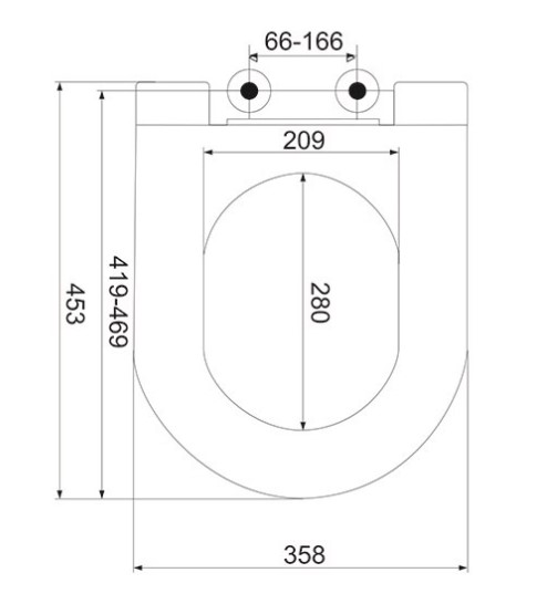 Rozměry WC sedátka
