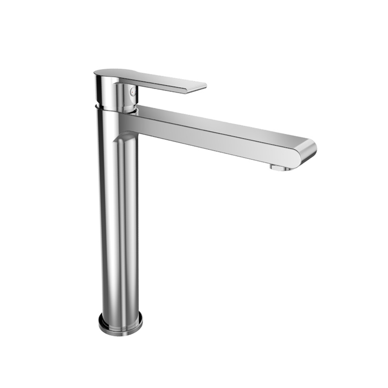 MEREO Umyvadlová stojánková vysoká baterie, Dita, bez výpusti, chrom (CBE10102D)