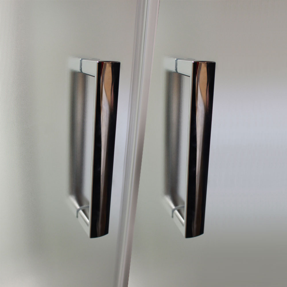 Mereo Sprchový box, čtvercový, 80 cm, satin ALU, sklo Point, zadní stěny bílé, litá vanička, bez stříšky