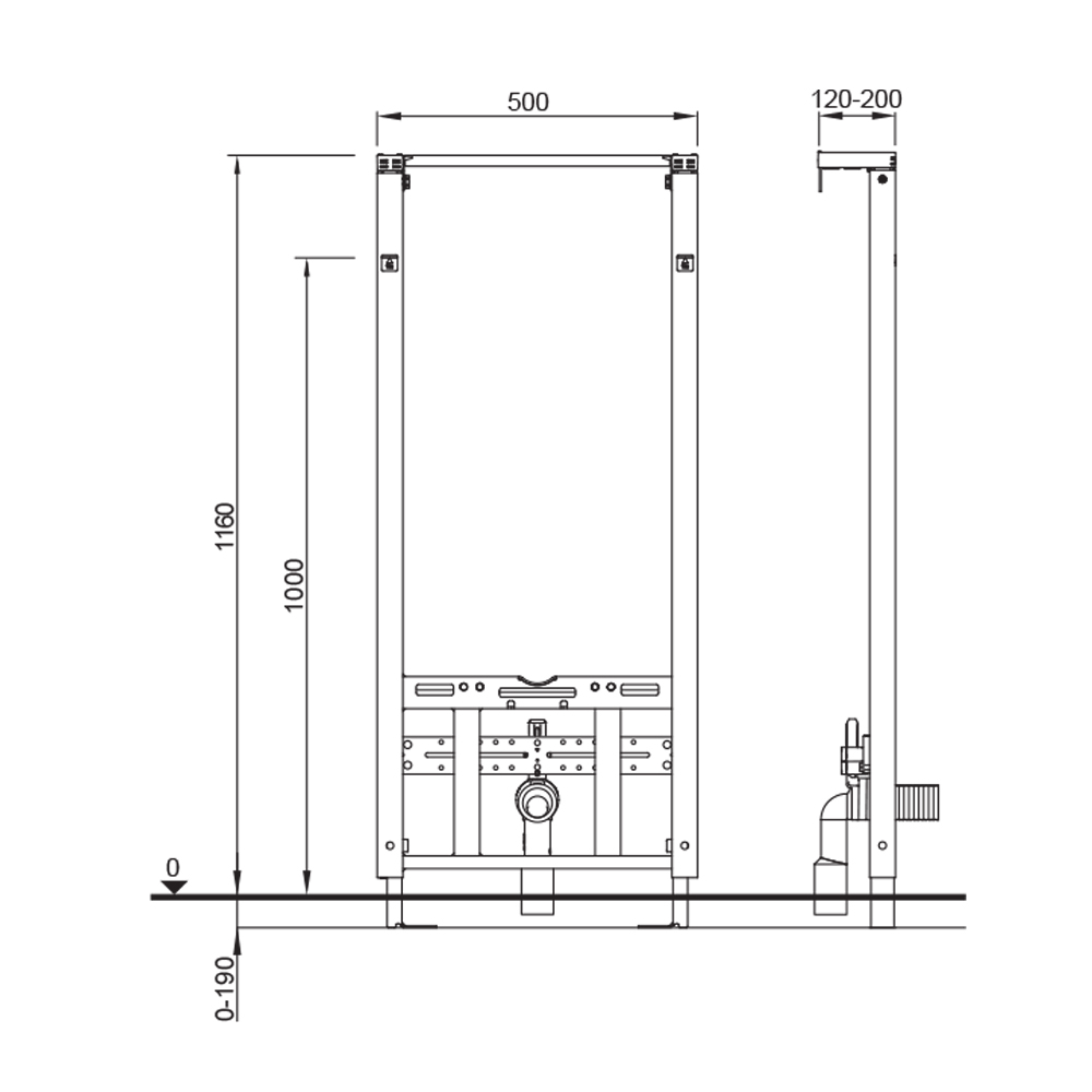 Mereo WC modul pro bidet