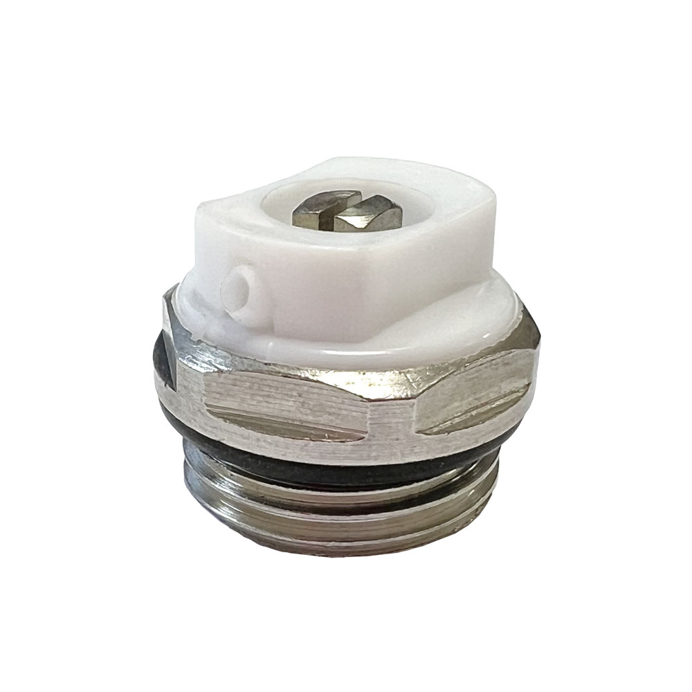 KLUM Zátka odvzdušňovací s "O" kroužkem, kov/plast, 1/2" (CR187)