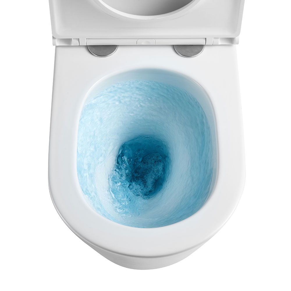 Mereo WC závěsné kapotované, Smart Flush RIMLESS, 365x375x540, keramické, vč. sedátka CSS125