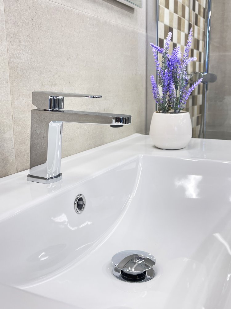 Mereo Umyvadlová stojánková baterie, Mada,  s clic-clac CH02, chrom