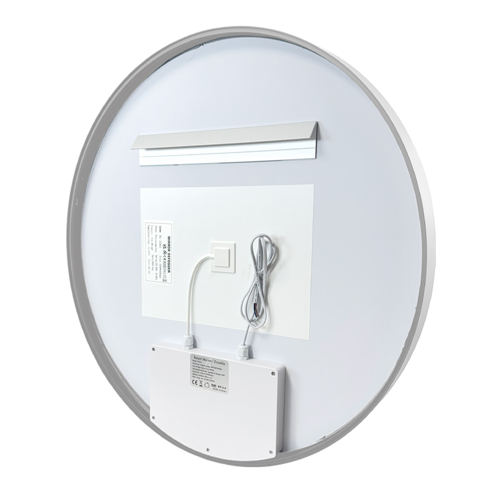 Mereo Zrcadlo kulaté pr. 60 cm, LED osvětlení