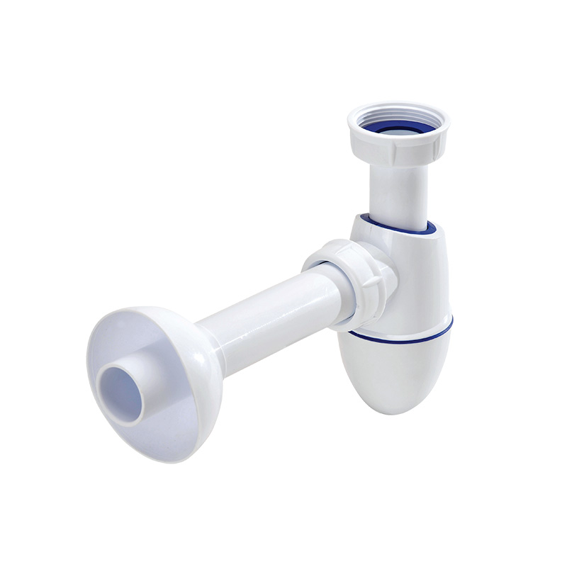 Aliaxis Umyvadlový sifon Easyphon s vlisovaným těsněním 5/4", ø 32 mm, vč. krycí rozety a odpadní trubky (PR7160 (0202073))