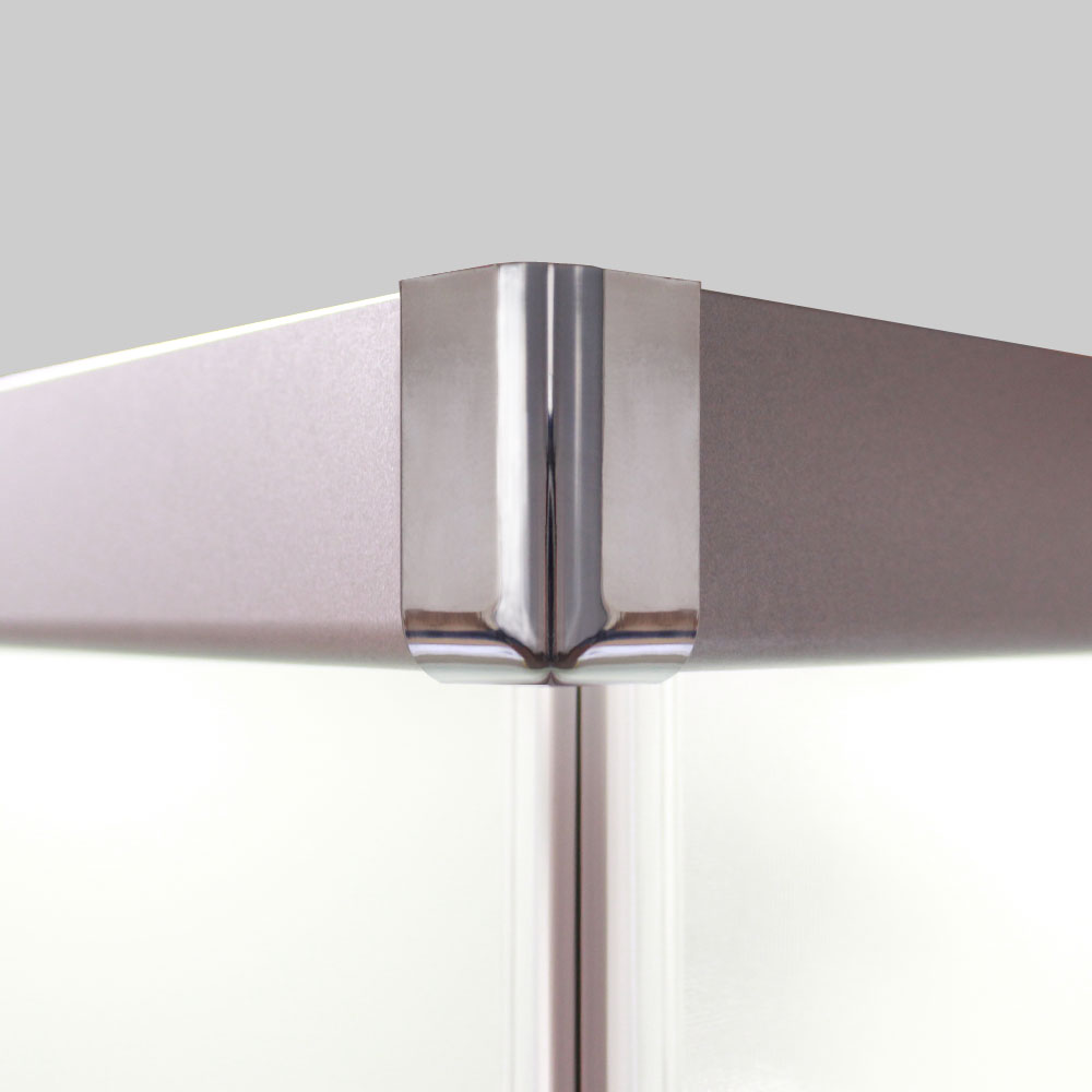 Mereo Sprchový box, čtvercový, 80 cm, satin ALU, sklo Point, zadní stěny bílé, litá vanička, bez stříšky