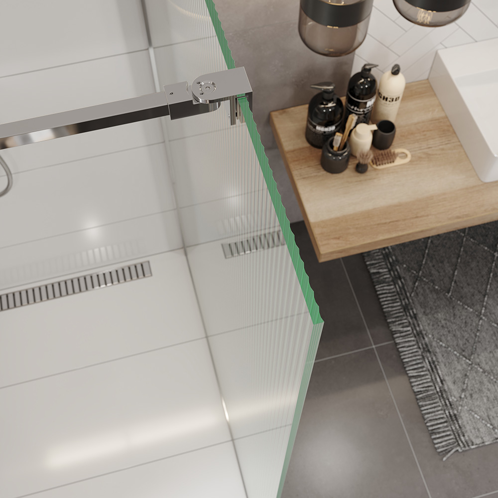 MEREO Sprchová stěna WALK IN, Novea, 70 x 200 cm, chrom ALU, sklo Line (CK10600HL)