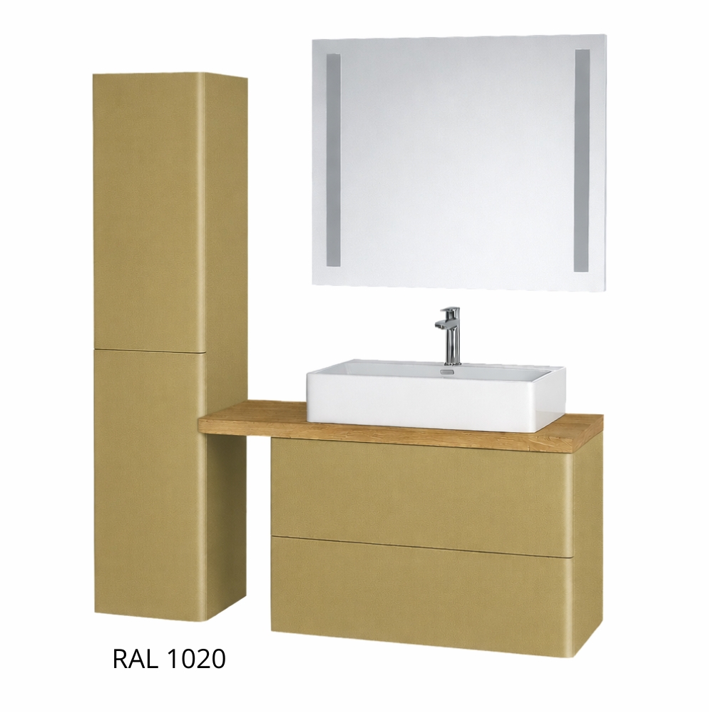 Mereo Siena, koupelnová galerka 64 cm, zrcadlová skříňka, multicolor - RAL lesk