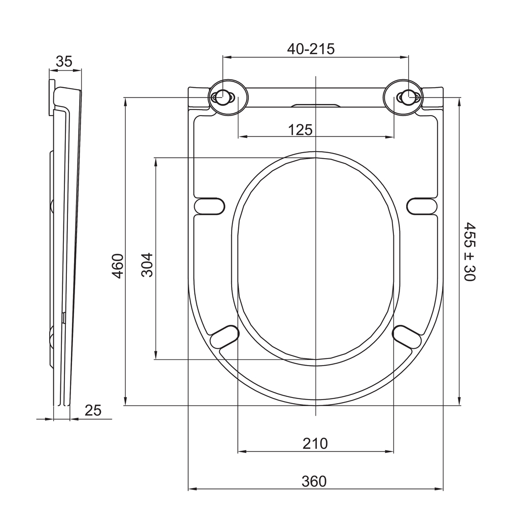 Mereo WC kombi, vyvýšené, vario odpad, kapotované, Smart Flush RIMLESS, keramické vč. sedátka