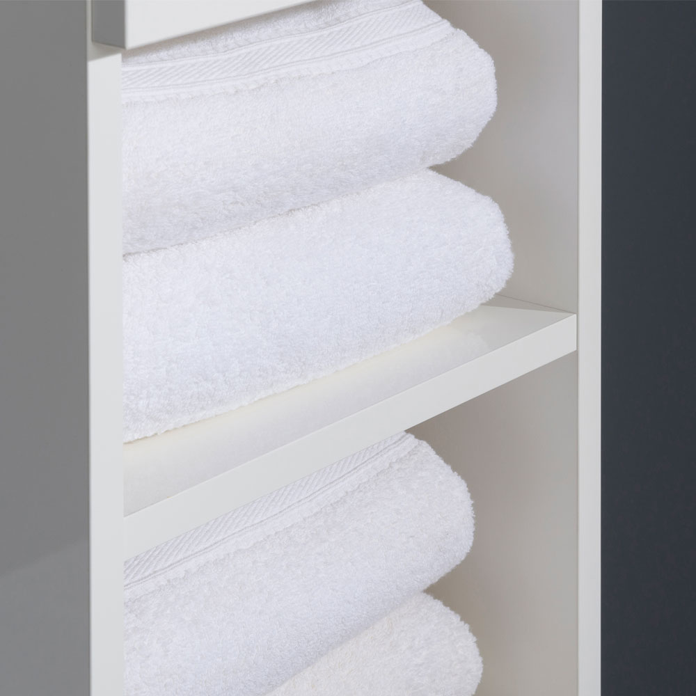 MEREO Leny, koupelnová skříňka vysoká 170 cm, bílá, levá - aktuální náhradou je produkt CN814N (CN814)