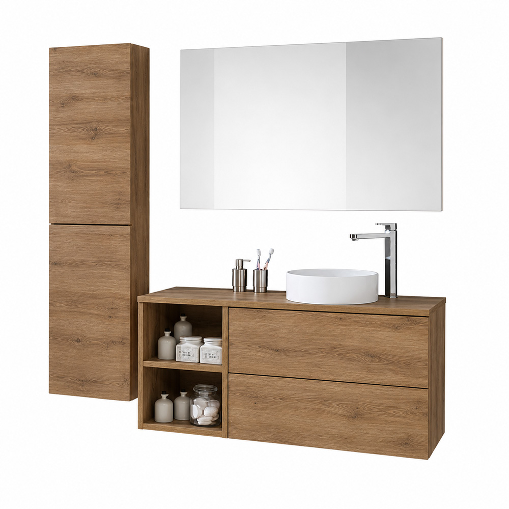 Mereo Aira, koupelnová skříňka 40 cm, spodní, dub Halifax (CN745SN)