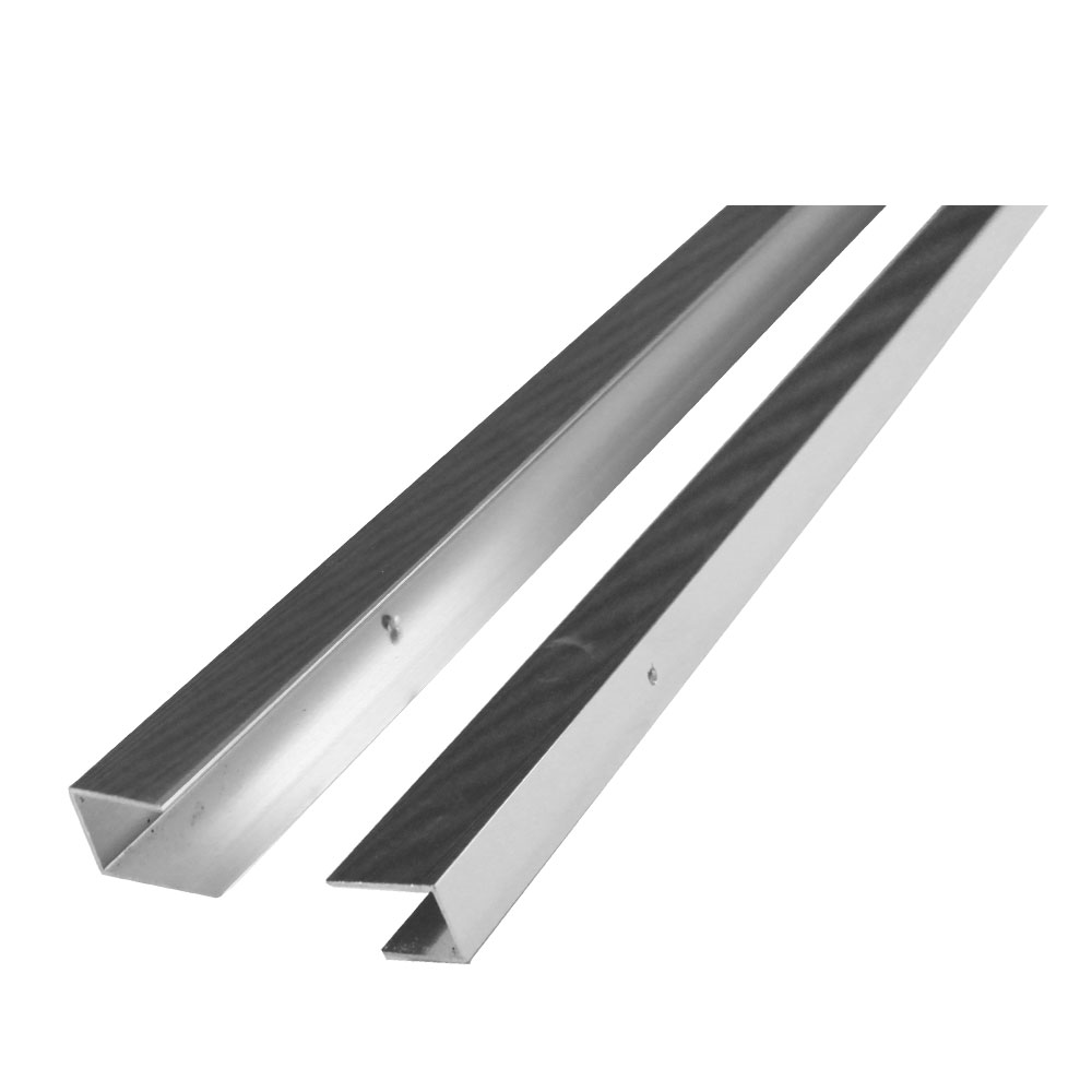 MEREO Fixační (stěnový) profil pro CK804xxK, CK809xxK, CK608xxxK, chrom ALU, 190 cm (CKND250K1)