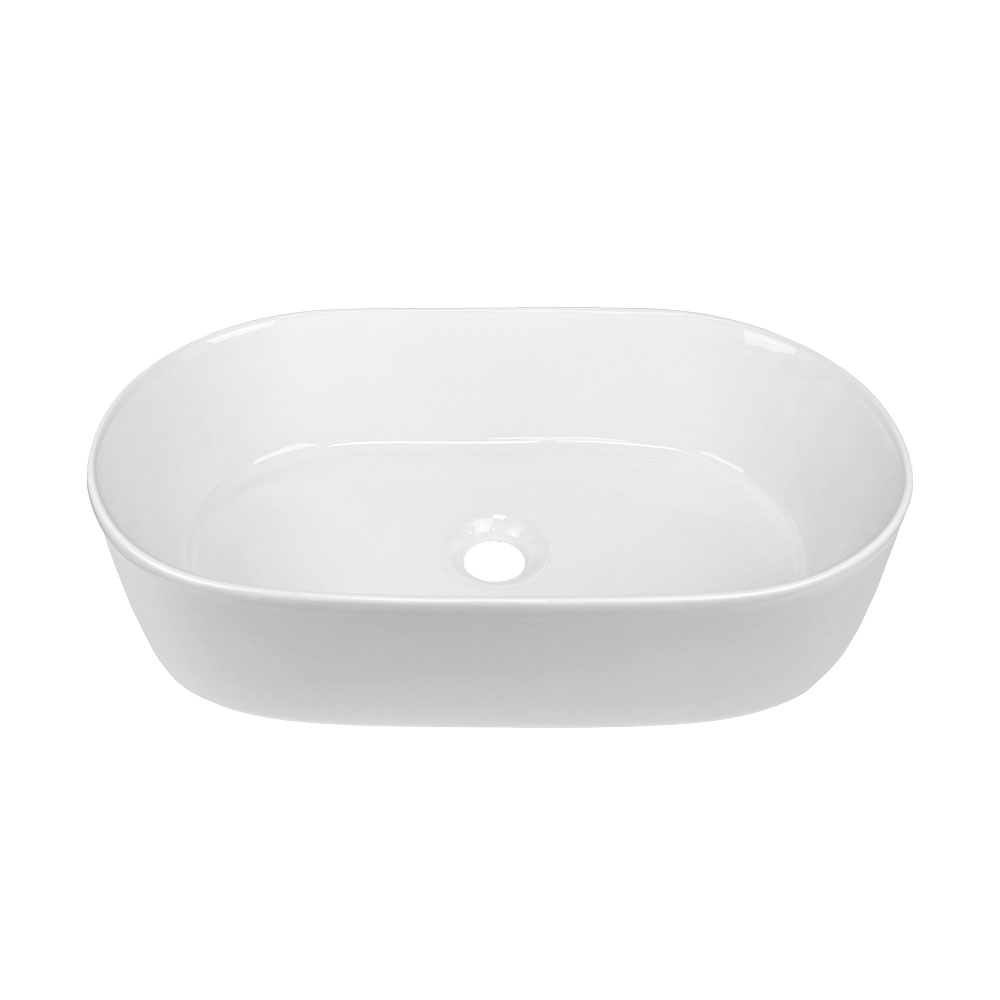 Mereo Umyvadlo na desku bez přepadu, 530x315x135 mm, oválné, keramické (UC533214O)