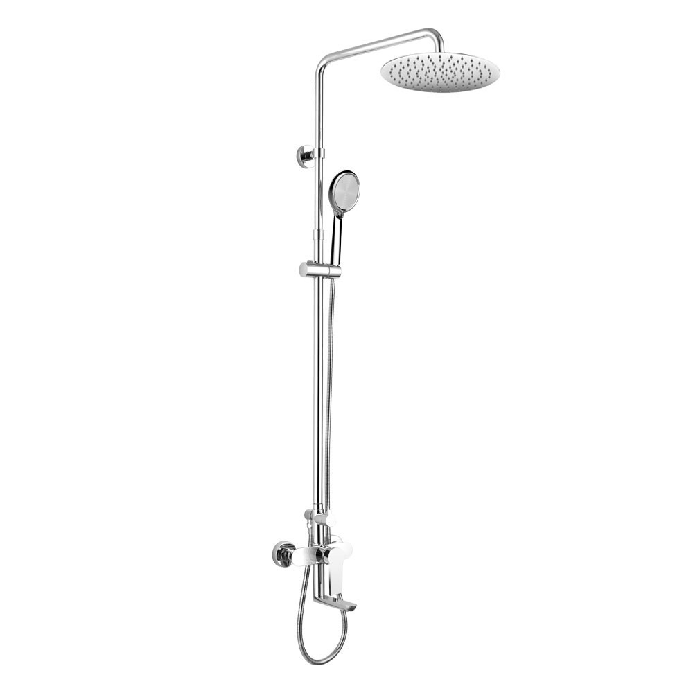 Mereo Dita vanová baterie s talířovou kulatou slim sprchou ø 250 mm, nerez (CBE60101SCD2)