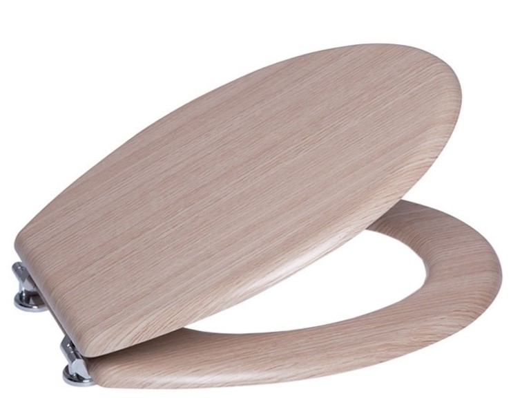 WC prkénko s dřevěným motivem