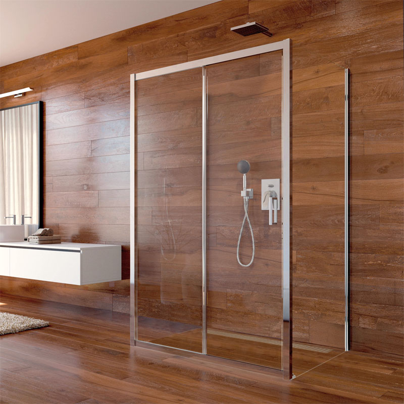 MEREO Sprchový kout, LIMA, obdélník, 90x110x90x190 cm, chrom ALU, sklo Čiré (CK85623K)
