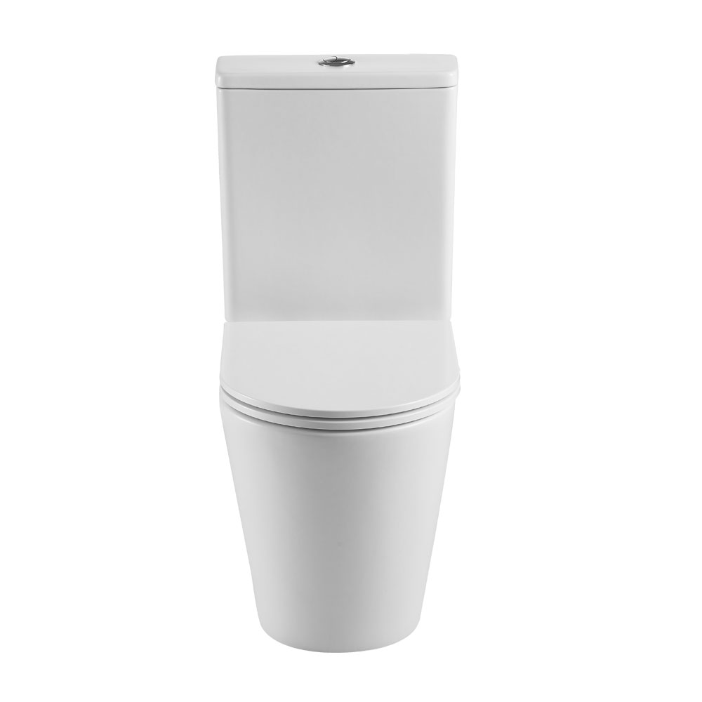 Mereo WC kombi, vario odpad, kapotované, Smart Flush RIMLESS, keramické vč. sedátka