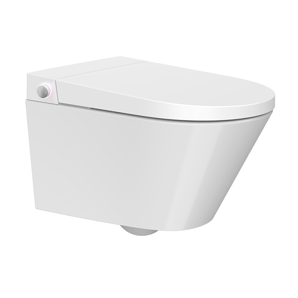 Mereo WC s integrovaným elektronickým bidetem, RIMLESS, 592x380x430 cm, keramické, vč. sedátka (VSD110S2)