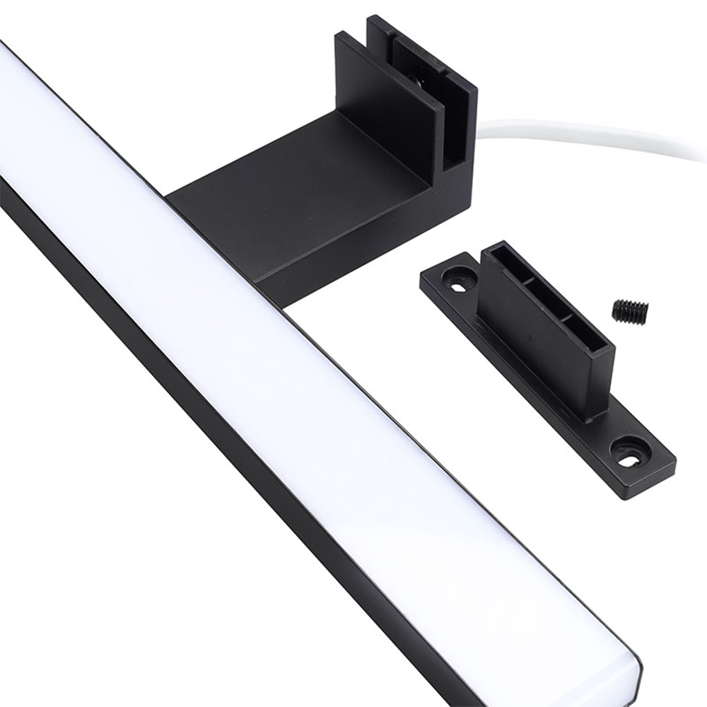 Mereo Led koupelnové osvětlení nad zrcadlo, černá, 60 cm, 12 W, 780 lm, 4000 K, IP44, 230 V